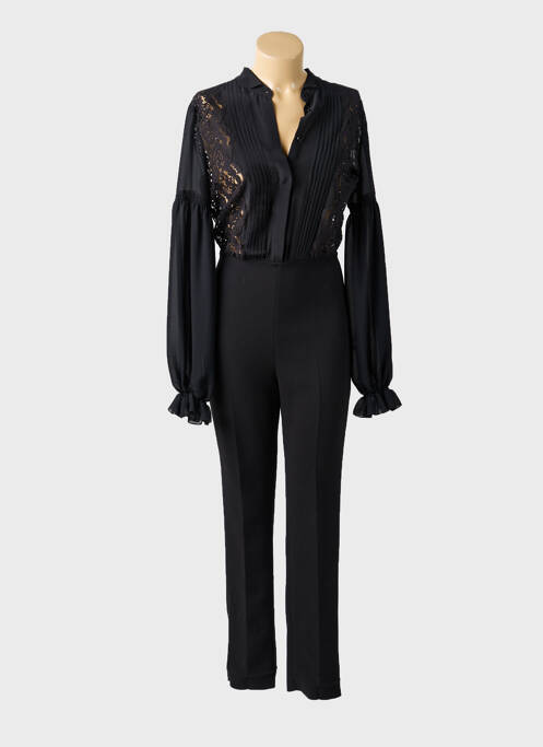 Combi-pantalon fermeture boutonnée sur le devant manches longues noir ERMANNO SCERVINO femme