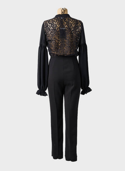 Combi-pantalon fermeture boutonnée sur le devant manches longues noir ERMANNO SCERVINO femme