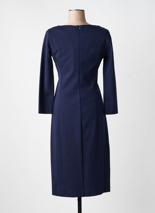 Robe mi-longue manches longues manches longues bleu ICEBERG femme