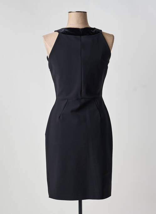 Robe mi-longue fermeture zippée au dos fines bretelles noir CHIARA BONI femme