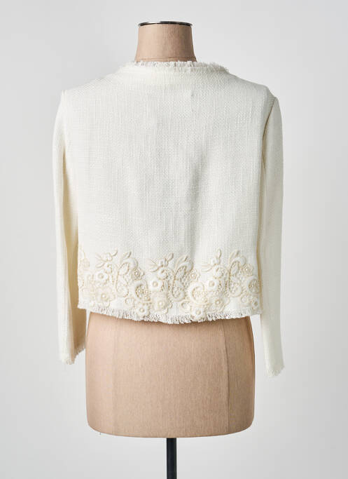 Veste casual col rond blanc ERMANNO SCERVINO femme