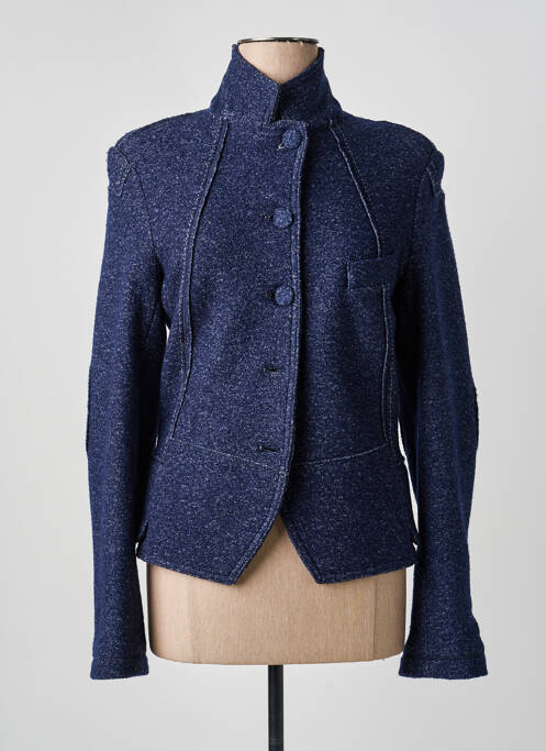 Veste casual coupe cintrée bleu HIGH femme