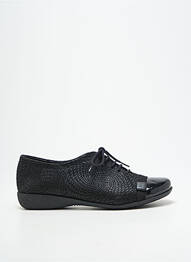 Derbies impression talon plat jusqu'à 3cm noir HIRICA femme