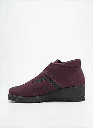 Bottines/boots talon de 4 à 6cm violet HIRICA femme
