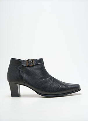 Bottines/boots tissage satiné talon de 4 à 6cm noir DORNDORF femme