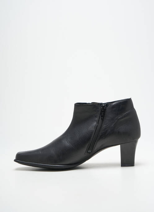 Bottines/boots tissage satiné talon de 4 à 6cm noir DORNDORF femme