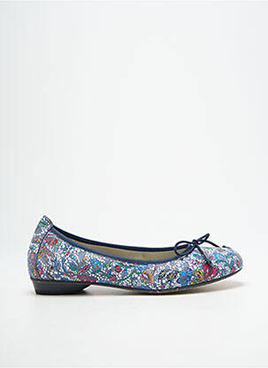 Ballerines impression talon plat jusqu'à 3cm bleu DORKING femme