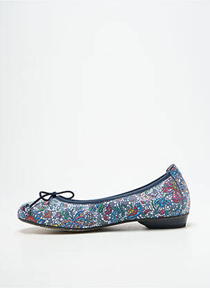 Ballerines impression talon plat jusqu'à 3cm bleu DORKING femme