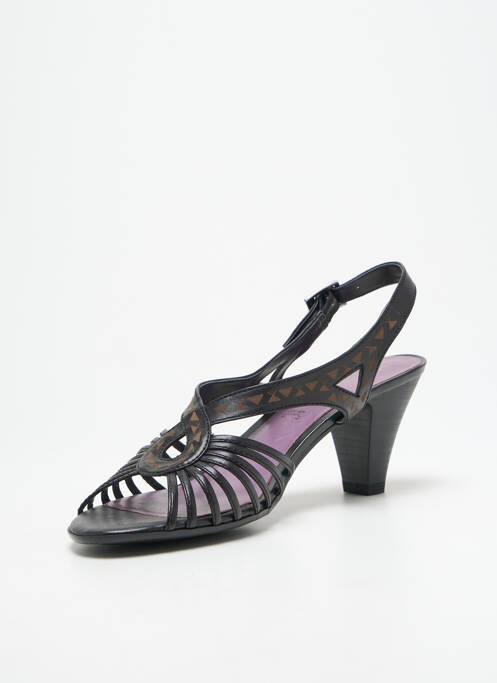 Sandales/nu pieds talon aiguille talon de 7 à 9cm noir TAMARIS femme