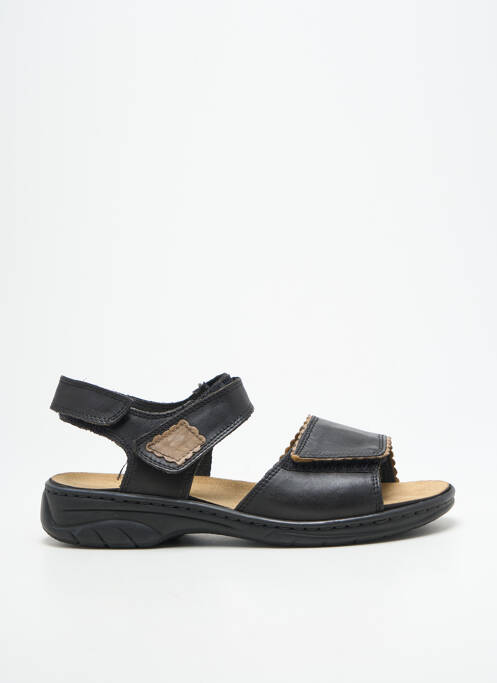 Sandales/Nu pieds noir RIEKER femme