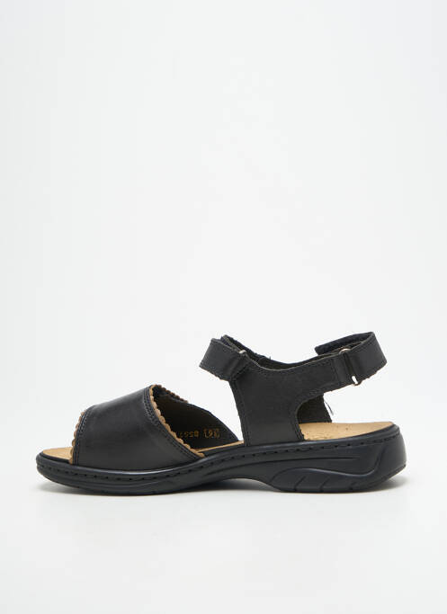 Sandales/Nu pieds noir RIEKER femme