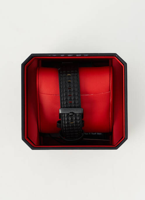 Montre matériaux cuir noir POLICE homme