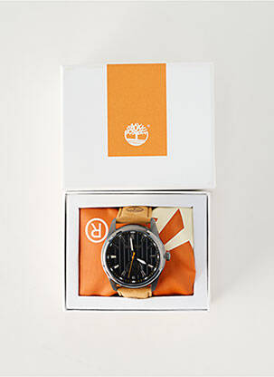 Montre matériaux cuir marron TIMBERLAND homme