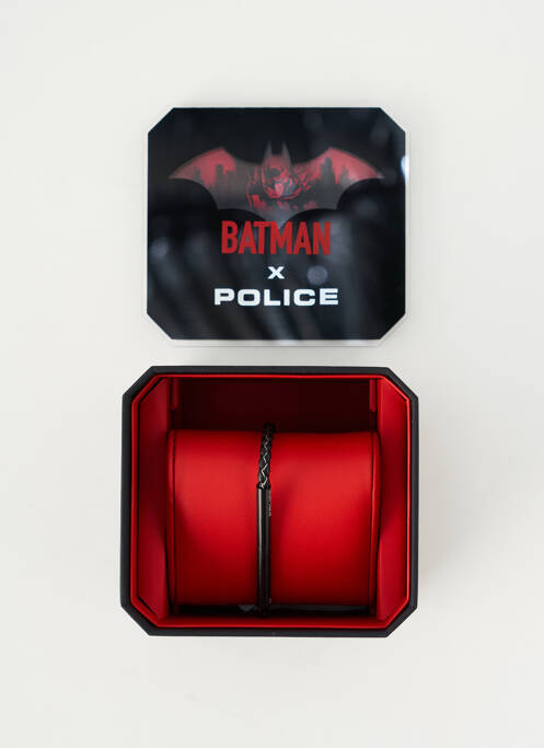 Bracelet fermeture aimant noir POLICE homme