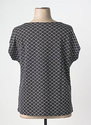 Top stretch manches courtes noir SHEEGO femme
