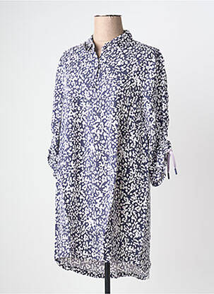 Tunique manches longues imprimé fantaisie violet SHEEGO femme