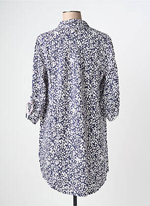 Tunique manches longues imprimé fantaisie violet SHEEGO femme
