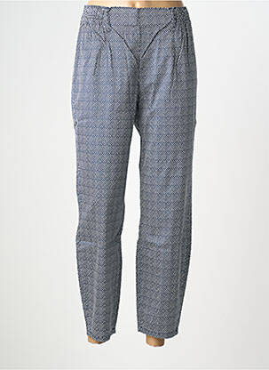 Pantalon droit stretch taille normale bleu SHEEGO femme