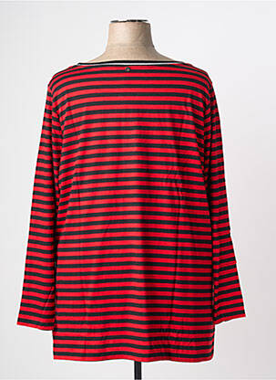 T-shirt manches longues manches longues rouge SHEEGO femme
