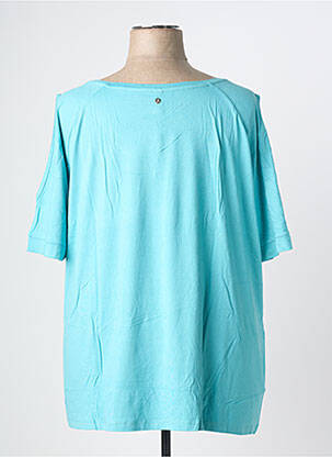 Top manches courtes manches courtes bleu SHEEGO femme