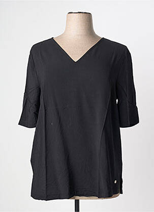 Top manches courtes manches courtes noir SHEEGO femme