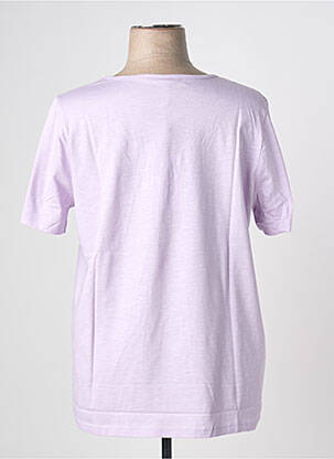 T-shirt stretch manches courtes violet SHEEGO femme