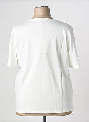 T-shirt stretch manches courtes blanc TRIANGLE femme