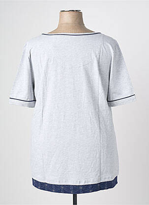 T-shirt imprimé fantaisie manches courtes gris SHEEGO femme