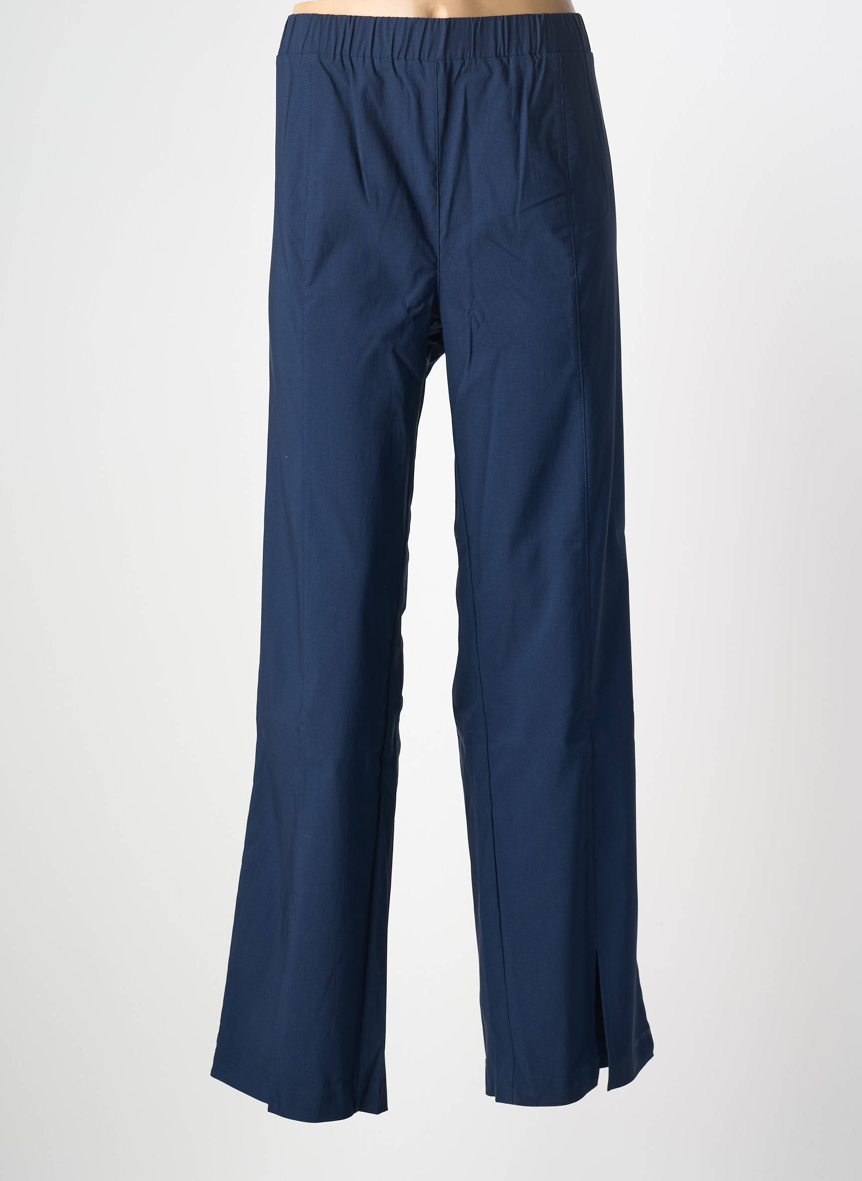 Pantalon droit stretch taille normale bleu SHEEGO femme