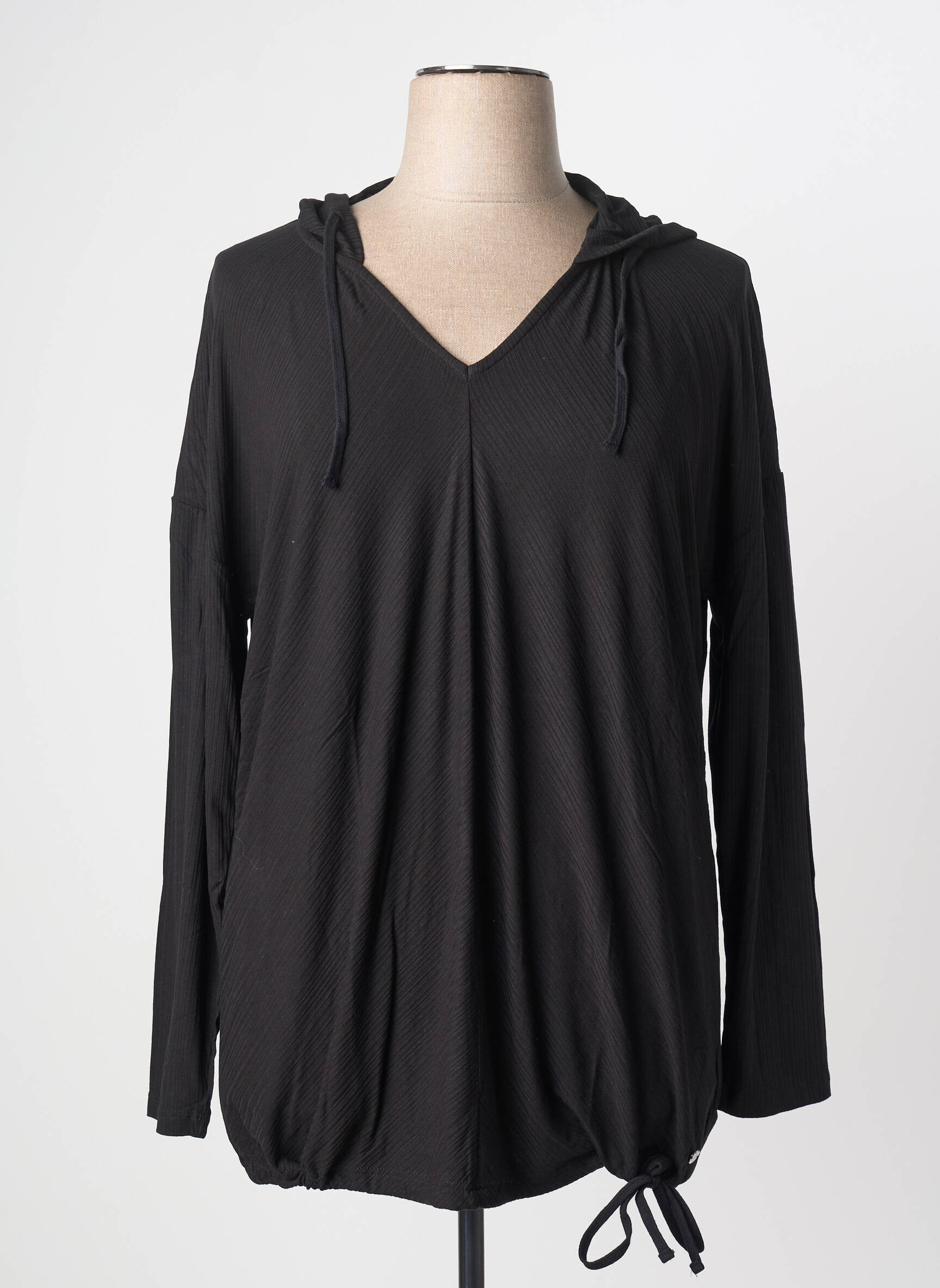 T-shirt manches longues manches longues noir SHEEGO femme