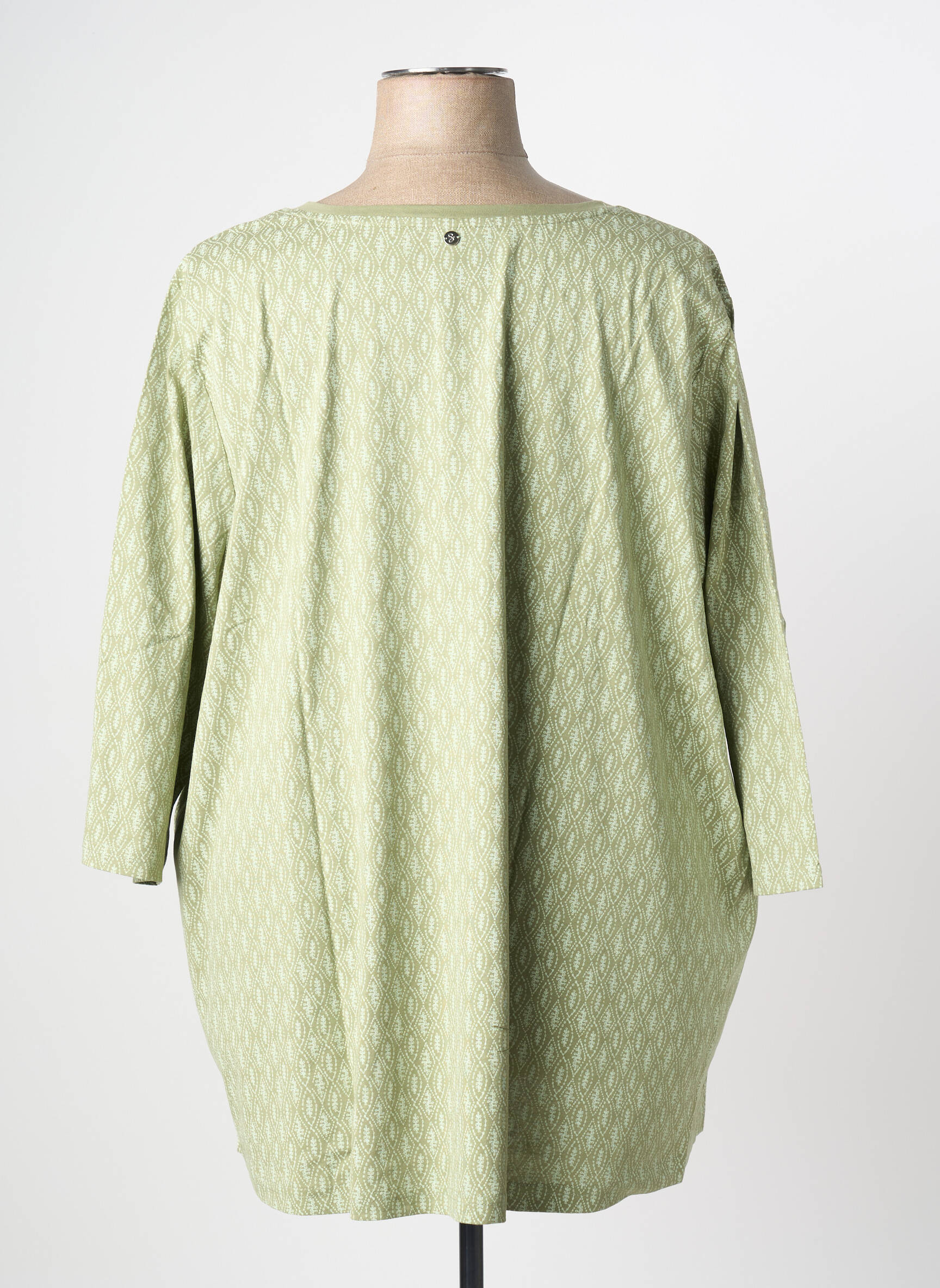 Top manches longues manches longues vert SHEEGO femme