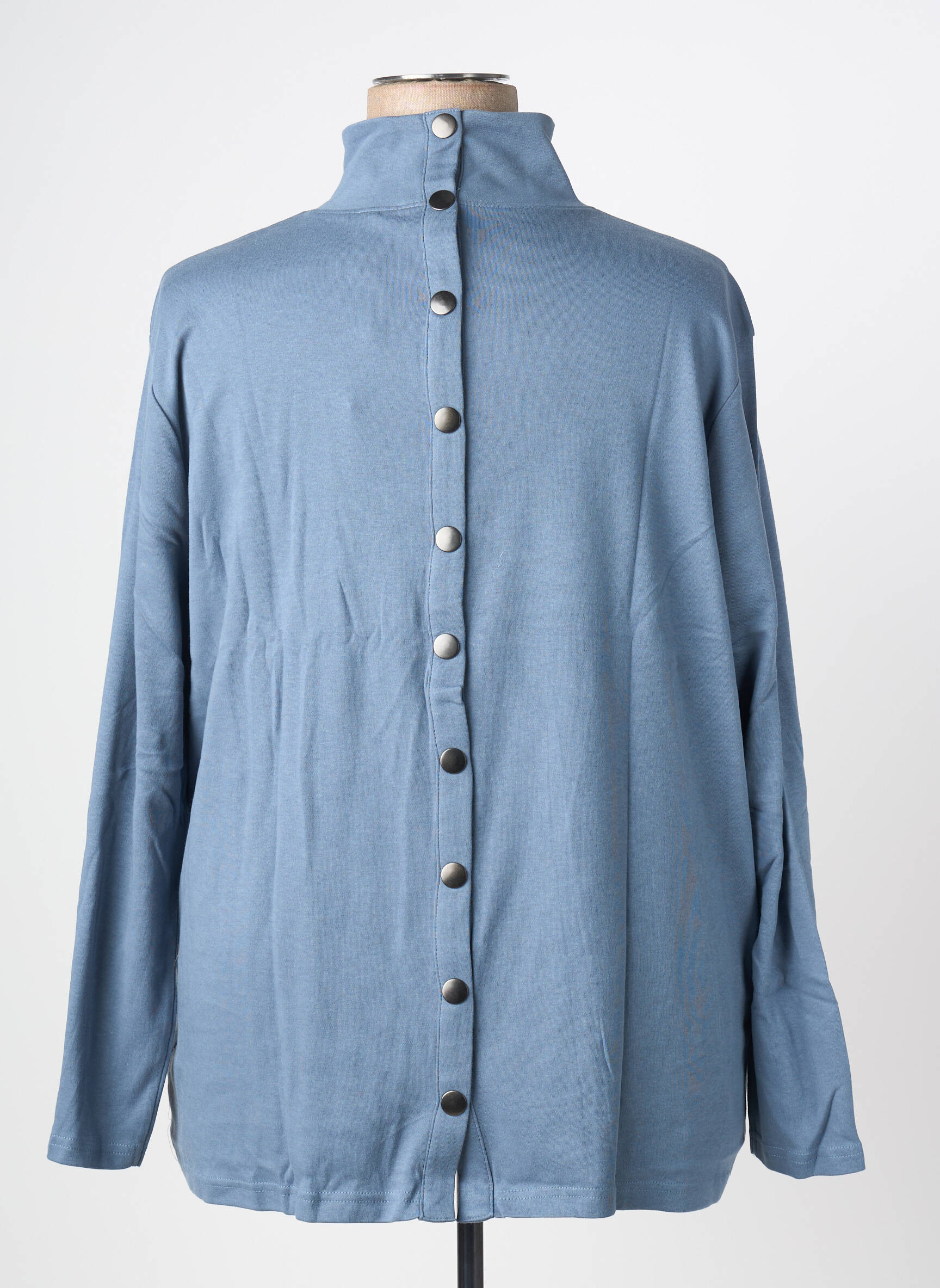 Top manches longues manches longues bleu SHEEGO femme