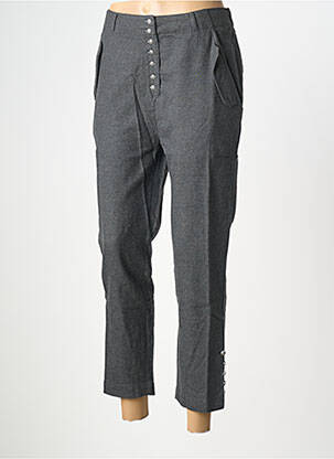 Pantalon 7/8 taille haute taille haute gris RHUM RAISIN femme