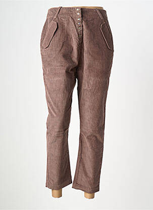 Pantalon droit taille normale taille normale marron RHUM RAISIN femme