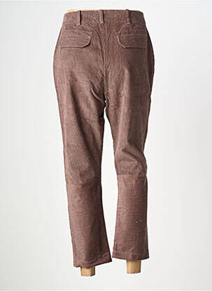 Pantalon droit taille normale taille normale marron RHUM RAISIN femme