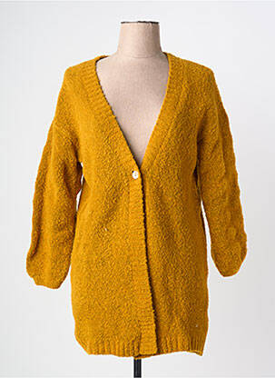 Gilet manches longues stretch jaune RHUM RAISIN femme