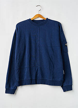 Sweat-shirt stretch manches longues bleu LE TEMPS DES CERISES garcon
