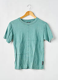 T-shirt stretch manches courtes vert LE TEMPS DES CERISES garcon