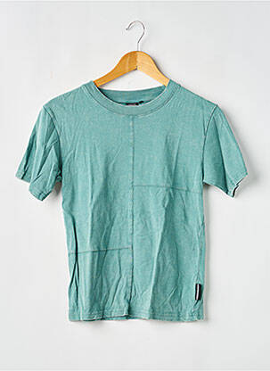 T-shirt stretch manches courtes vert LE TEMPS DES CERISES garcon