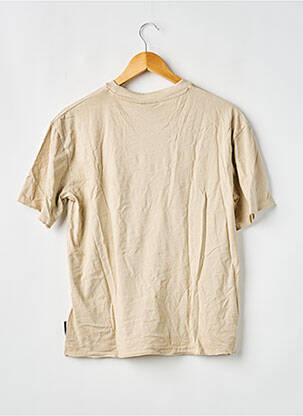 T-shirt stretch manches courtes beige LE TEMPS DES CERISES garçon