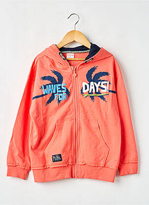Veste casual poches orange BOBOLI garçon