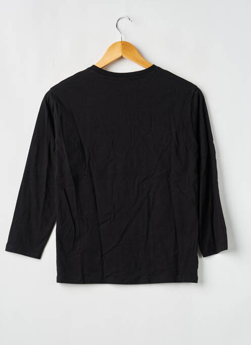 T-shirt stretch manches 3/4 noir W.O.P (WORLD OF POP) enfant