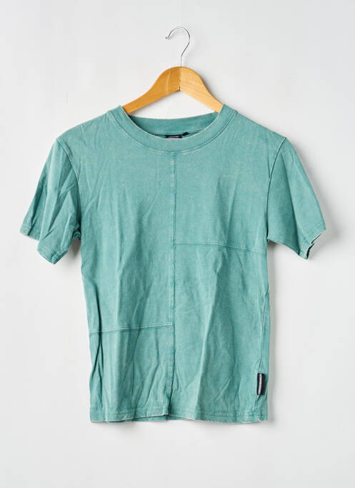 T-shirt stretch manches courtes vert LE TEMPS DES CERISES garcon