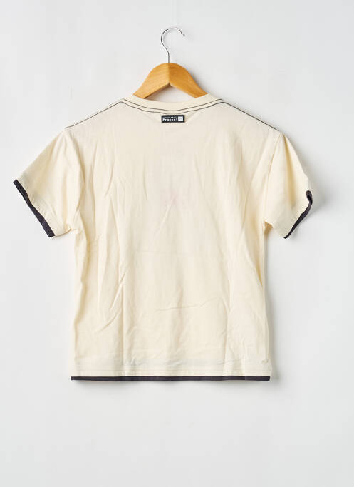 T-shirt stretch manches courtes beige BOBOLI garcon