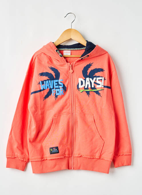 Veste casual poches orange BOBOLI garcon