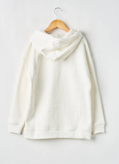 Sweat-shirt à capuche beige LE TEMPS DES CERISES fille