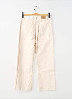 Pantalon droit fermeture zippée sous rabat boutonné taille ajustable beige MAYORAL fille