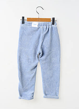 Pantalon droit poches taille élastique bleu MAYORAL garçon
