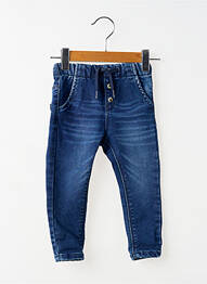 Jeans coupe slim taille élastique taille élastique bleu NOPPIES garcon