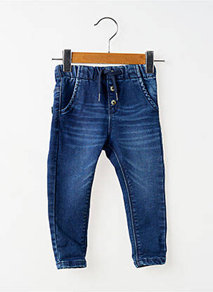 Jeans coupe slim taille élastique taille élastique bleu NOPPIES garcon